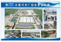 大荔污水厂站全景实影像